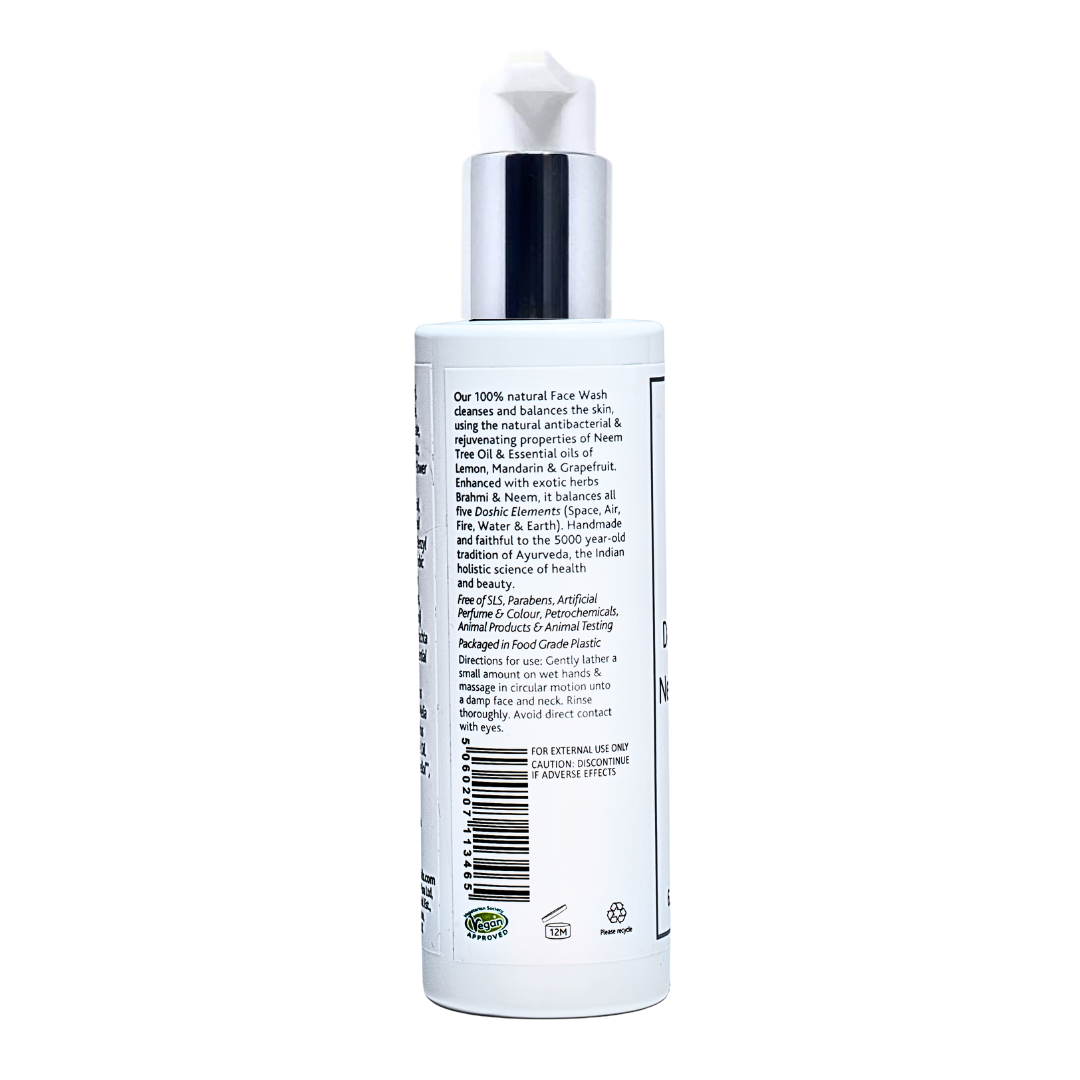 Daily Cleansing Neem Face Wash - ReBalance Formula (Tridoshic) | Ayurveda Pura