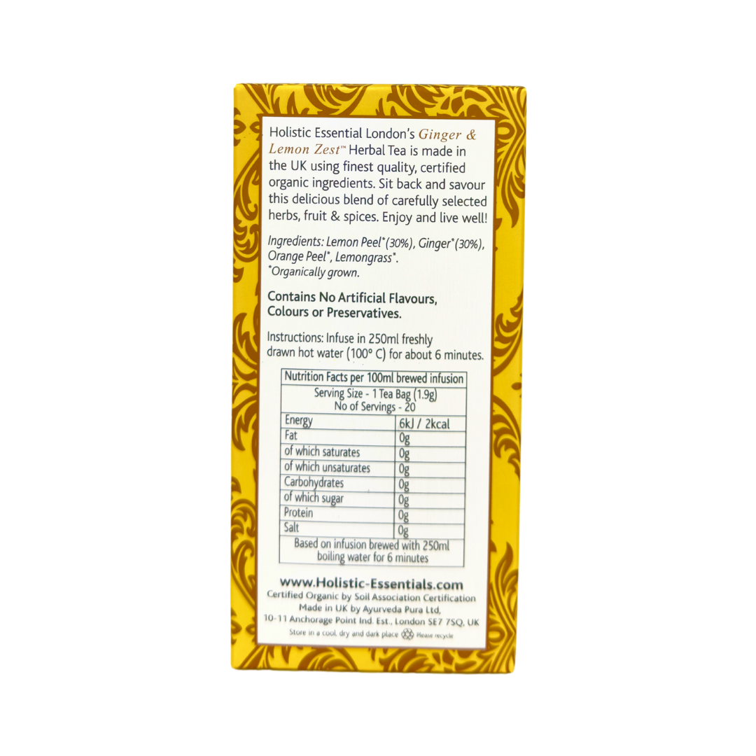Ginger & Lemon Zest | Ayurveda Pura