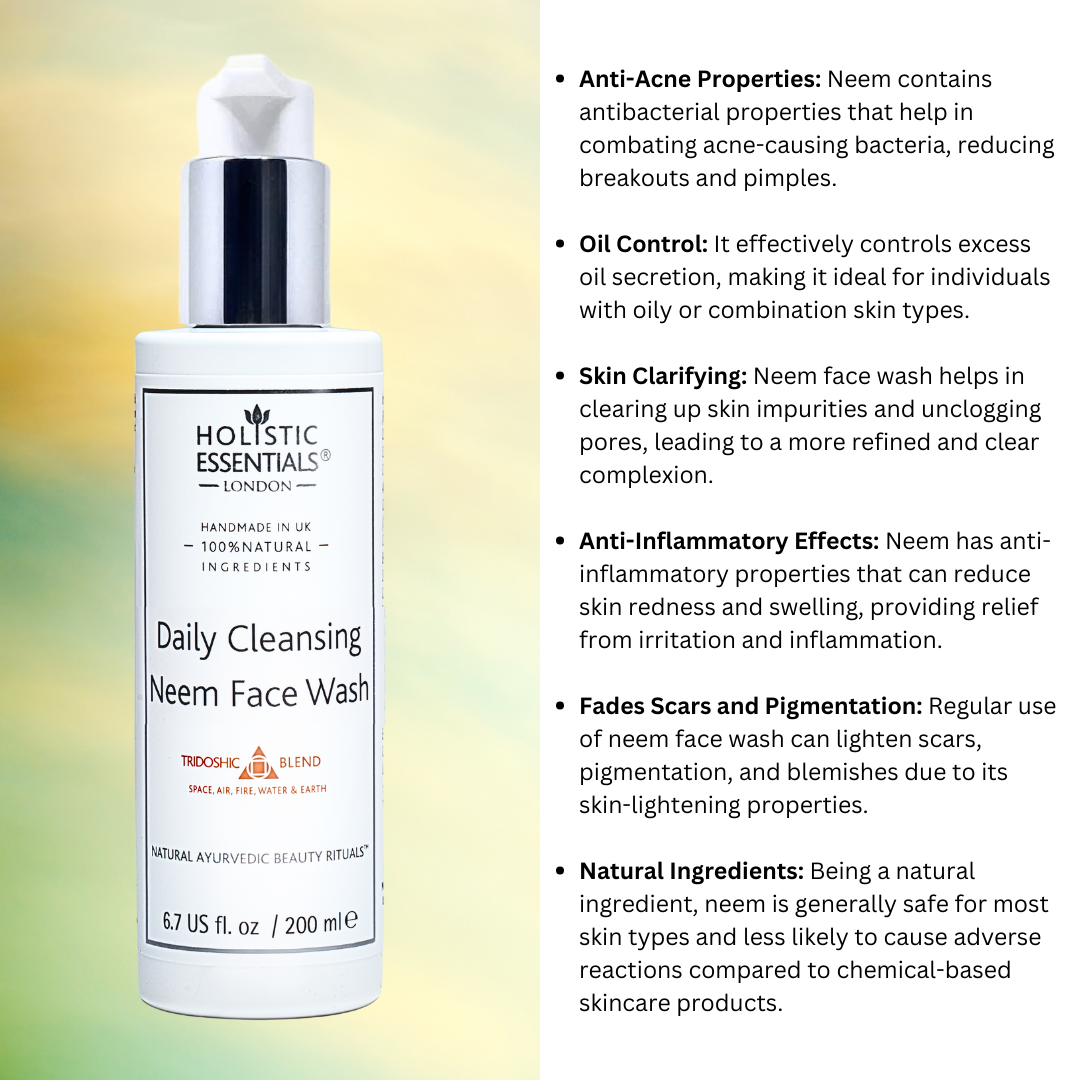 Daily Cleansing Neem Face Wash - ReBalance Formula (Tridoshic) | Ayurveda Pura