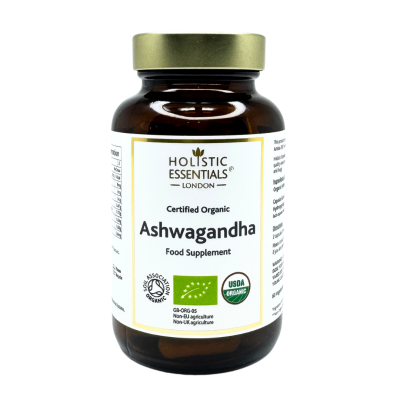 Organic Ashwagandha Herbal Capsules (60 Capsules) 