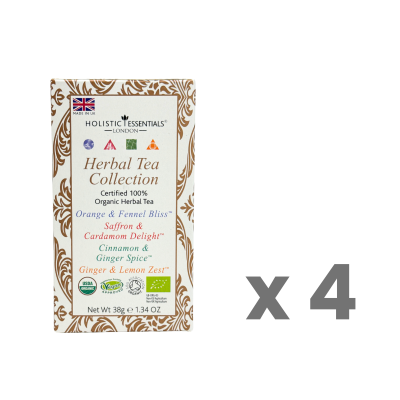 Organic Herbal Tea Collection™ - Carton (4 Boxes)