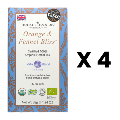Orange & Fennel Bliss™ Herbal Tea - Carton (4 Boxes)