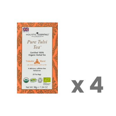 Pure Tulsi Tea™ - Tridoshic Blend - Carton (4 Boxes)