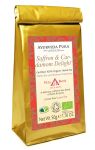 Saffron &amp; Cardamom Delight™ - Certified Organic Herbal Tea - Pitta Blend - 50g Loose