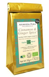 Cinnamon &amp; Ginger Spice™ - Certified Organic Herbal Tea - Kapha Blend - 50g Loose