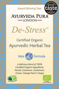 De-Stress Herbal Tea Card - Certified Organic